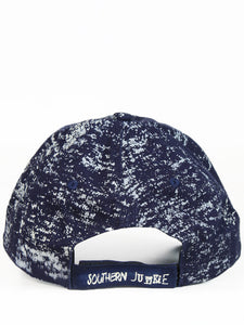 Free Spirit Patch on Navy Spatter Hat with Mesh